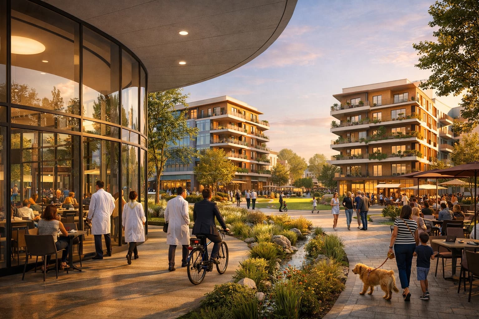 Rotunda and green space